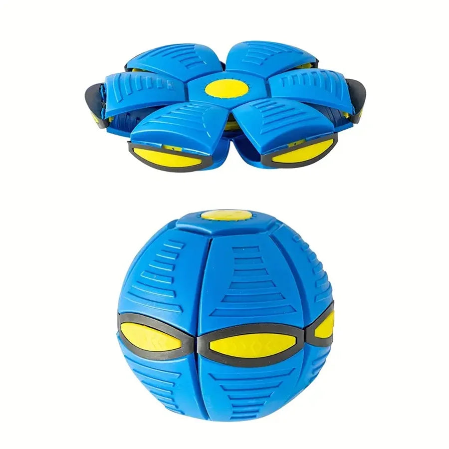 1pc Flying Saucer Bounce Ball, Pet Toy Bounce Ball, Durable, Suitable for Family Outdoor Activities, Christmas Gifts - Zecs shopping