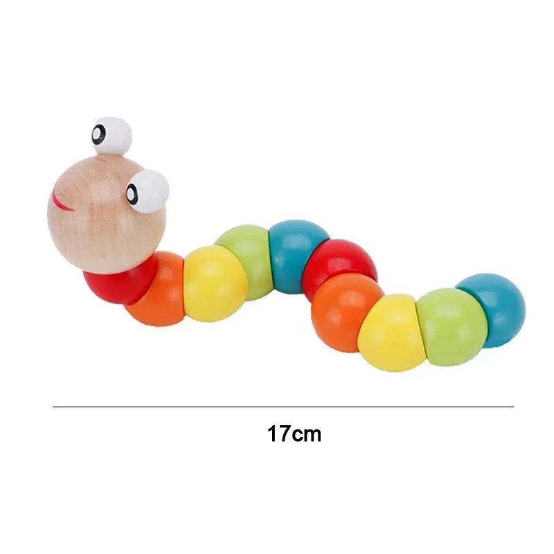 Juguete educativo Montessori en D para bebé bloques de madera coloridos para aprendizaje infantil regalo de Navidad