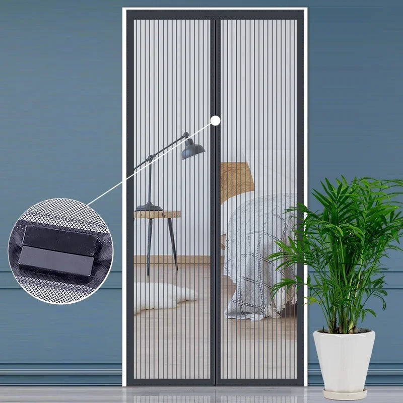 Anti-mosquito Curtain Mosquito Netss for Window Fly Screen Automatic Closing Door Household Ventilation Curtains Magnetic Net - Zecs shopping