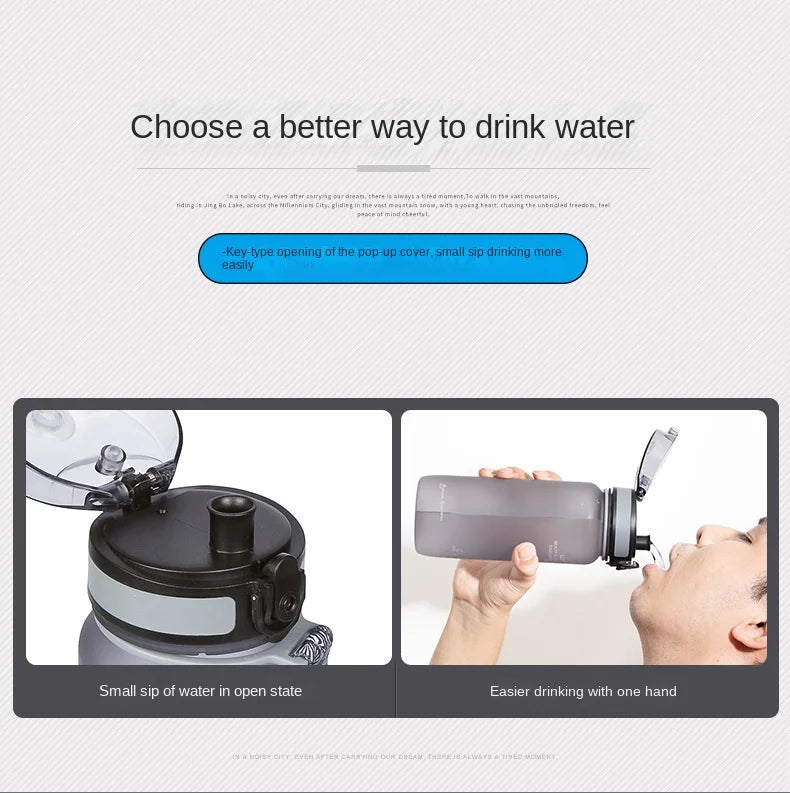 Pokemon Water Bottle ML Cute Pikachu & Gengar Kids Sports Cup Large Capacity Portable Drink Bottle