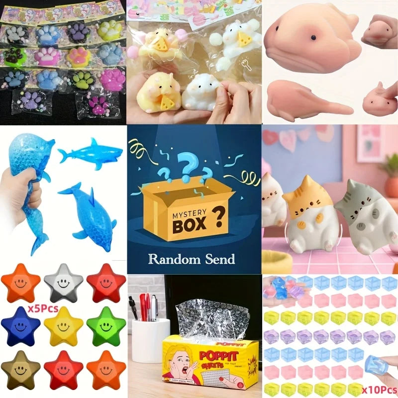 Squishy Ice Ball Toy Stress-Relief Squeeze Fun for Kids & Adults