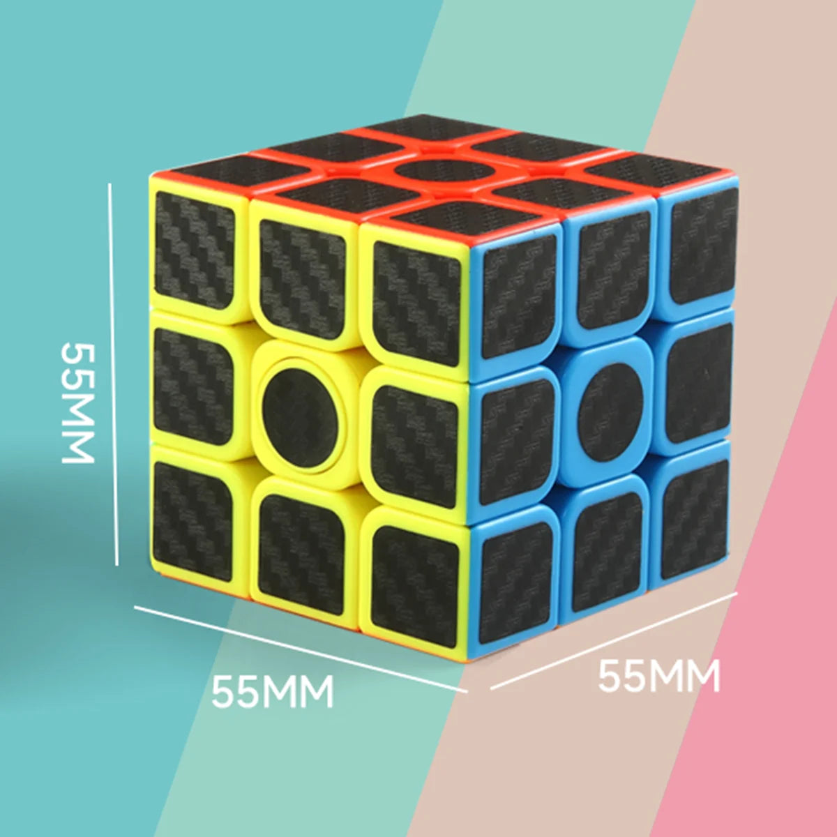 Carbon Fiber Stickers X X X XPyramidprofessional Speed Fun Education Fingertip Pressure Reducing Puzzle Toys Fun Gift for Kids & Family