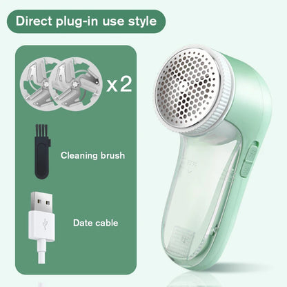 Portable Electric Fabric Lint Remover – Clothes Fuzz & Fluff Shaver Trimmer