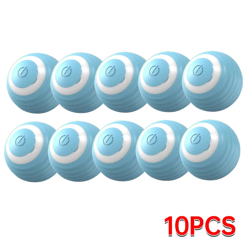Cat Interactive Ball Smart Cat Toys for Pet Indoor Automatic Rolling Ball Electronic Interactive Cat Toy Cat Game Accessories - Zecs shopping