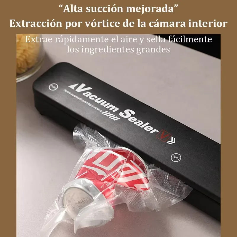 VV electric vacuum sealant packaging machine with vacuum bag link household food fresh black vacuum sealing machine NEW