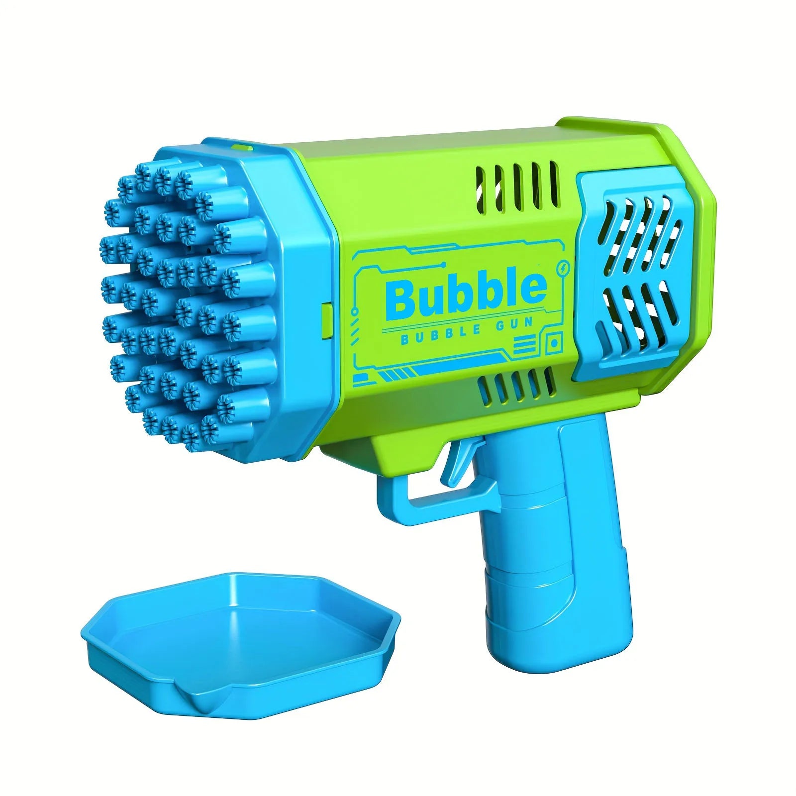 Hole Bubble Gun Outdoor Wedding Atmosphere Unisex Birthday Gift Excluding Bubble Liquid and Battery
