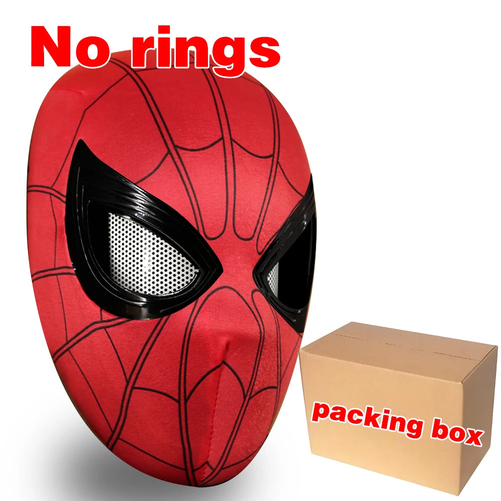 Spiderman Mask Eyes Movable Remote Control Peter Parker Spiderman Toys Children  Halloween Cosplay Costume Mask Christmas Gifts 🎁✨ – Fun Gift for Kids & Family