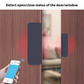 Tuya Smart Door & Window Sensor – WiFi/Zigbee Magnetic Security Alarm Compatible with Alexa & Google Home