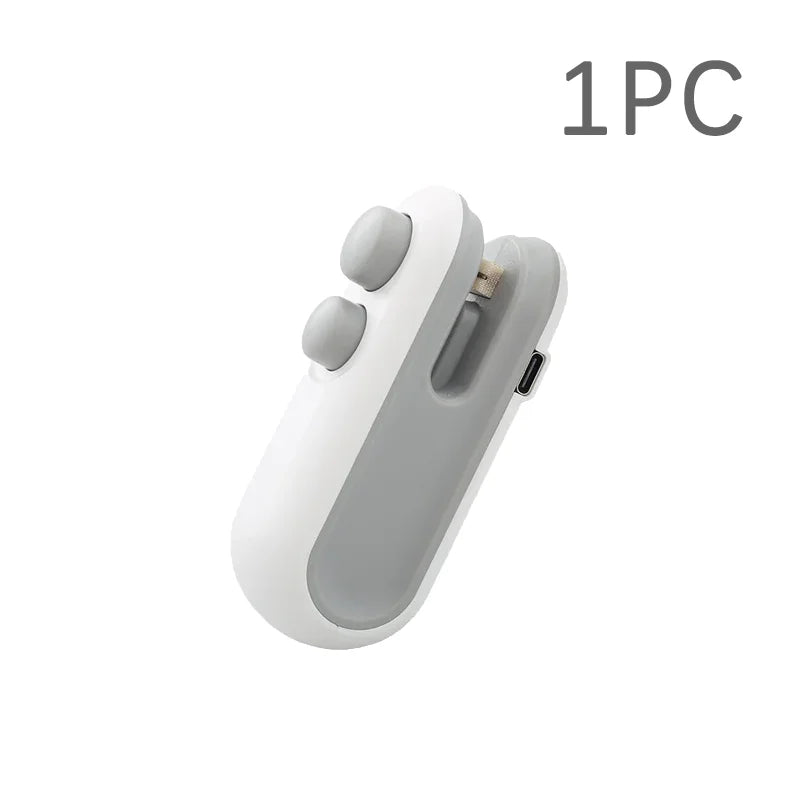 Portable Mini Sealer in Heat Sealer For Snacks Home use rechargeable sealer Vacuum Sealer Snacks plastic bag heat sealer