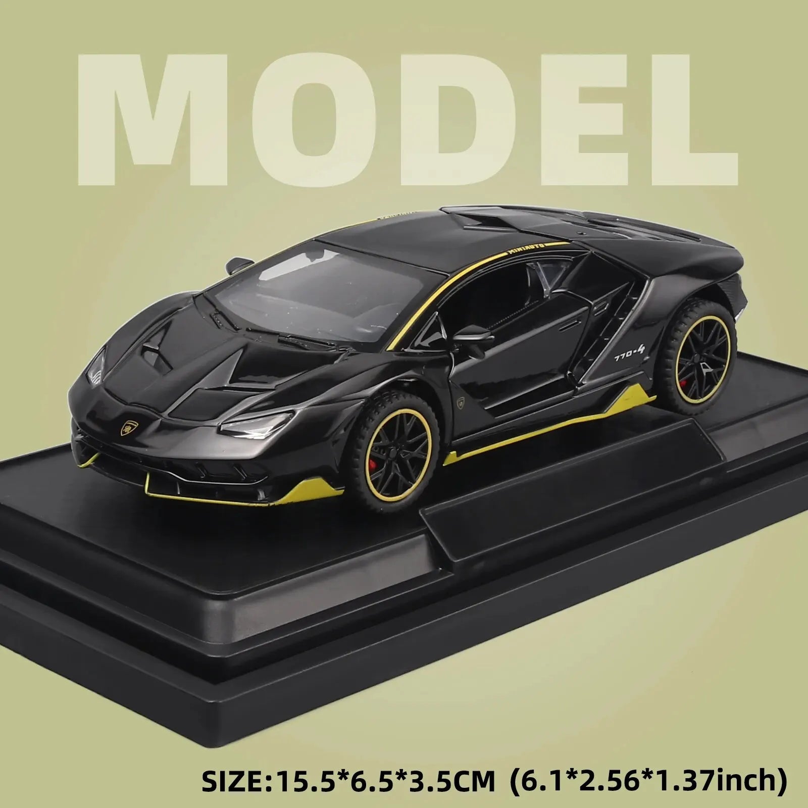 Toy Cars Lambo Pagani Huayra Metal Model Car With Light And Sound Pull Back Toy Car For Boys Age Year Old