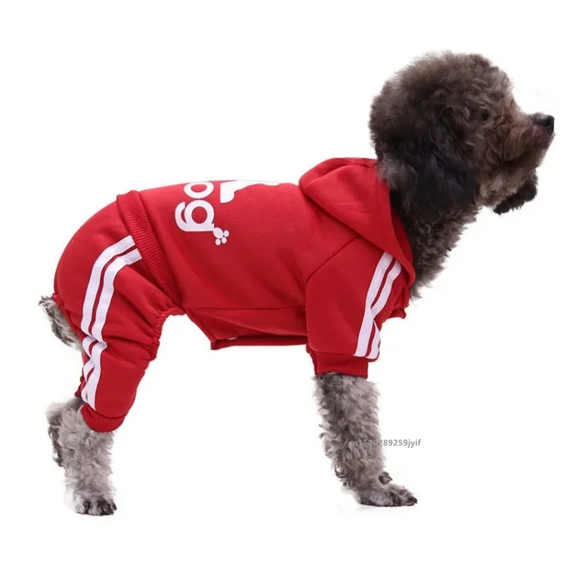 Winter Pet Clothes Dogs Hoodies Jumpsuit Warm Sweatshirt for Small Medium Large Dogs Jacket Clothing Pet Costume Dogs Clothes - Zecs shopping