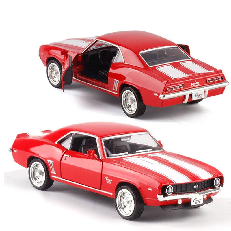 USA 1969 Vintage Alloy Car 🚗🖤 | Matte Black Diecast Collectible Toy