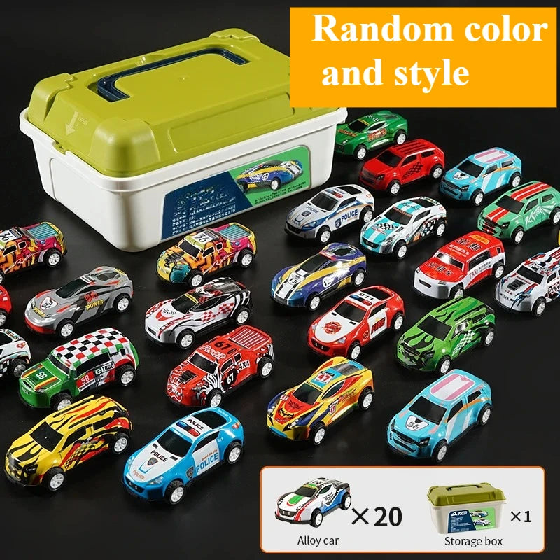 Mini Alloy Sheet Metal Car Rebound Car Container Premium & Affordable