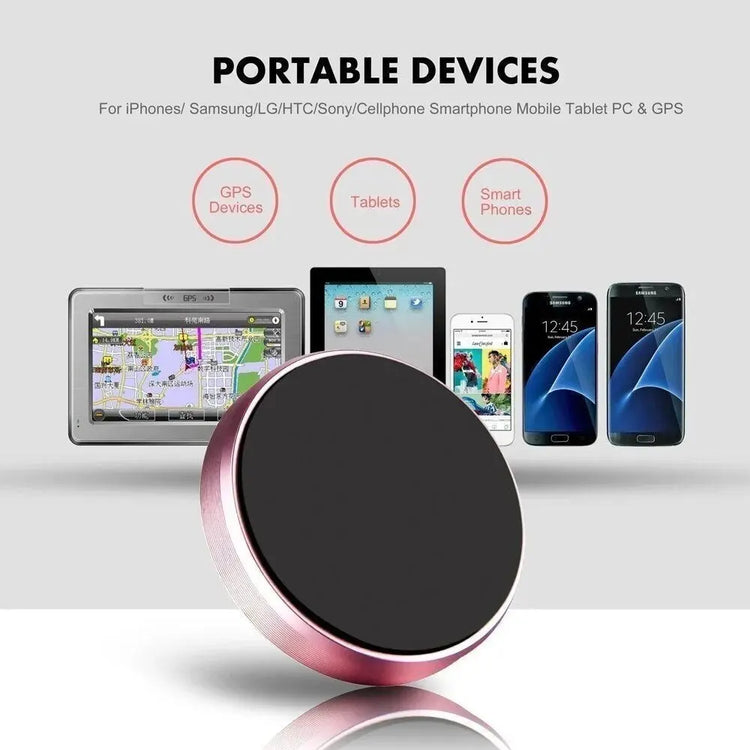 Magnetic Phone Car Holder Stand Universal Magnetic Mount Bracket Stick on Car Dashboard Wall for iPhone Samsung Xiaomi Huawei - Zecs shopping