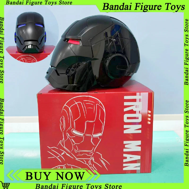 Iron Man MK5 Wearable Helmet – 1:1 Transforming Voice-Activated Electronic Collector’s Edition (Black)