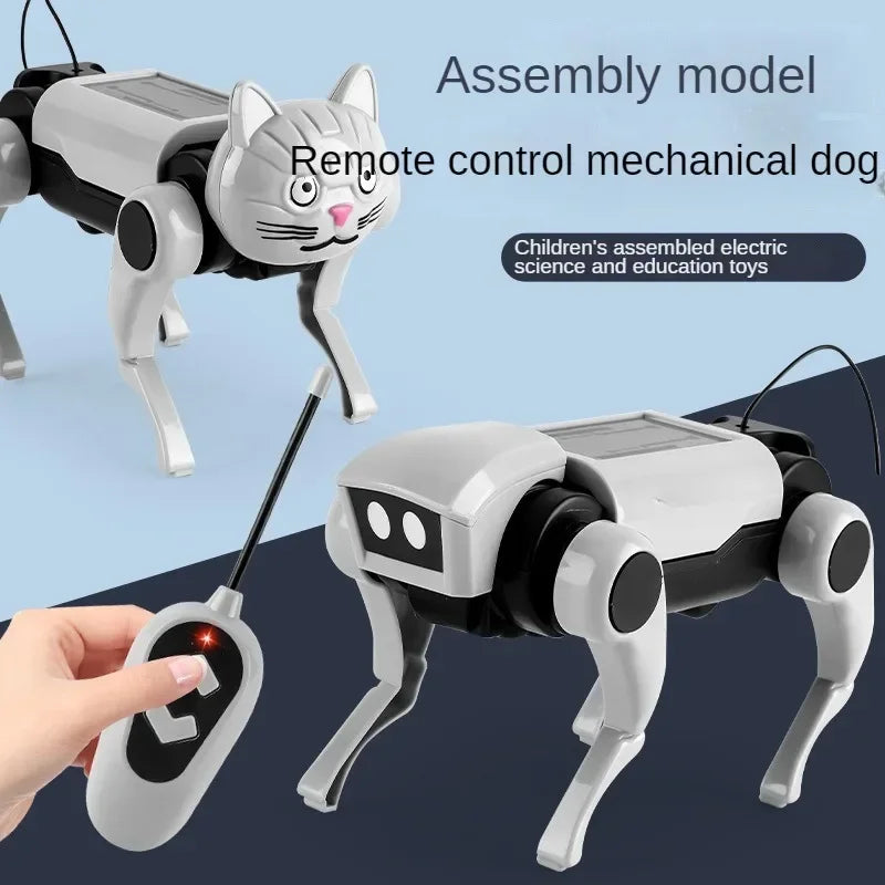 Rc Robot ChildrenS Remote Control Mechanical Dog Toy Science Teaching Diy Assembling Model Electric Set