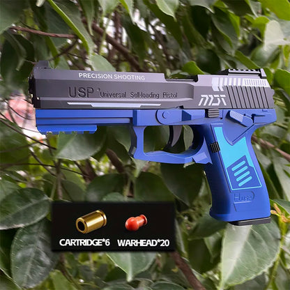 M92 Blowback Soft Bullet Toy Gun – Shell Ejecting Continuous Shooting Launcher