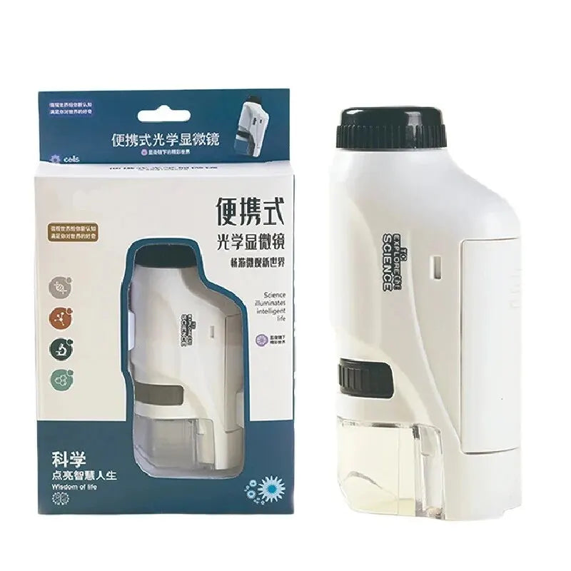 Handheld Microscope Kit Lab Led Light x x Premium & Affordable