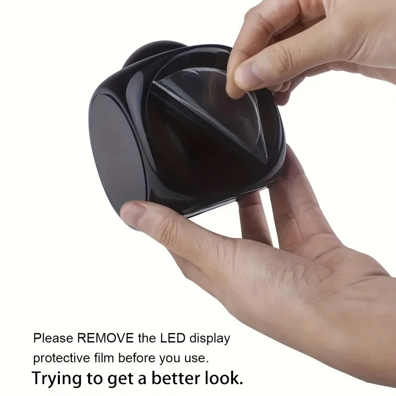 Portable LCD digital projection alarm clock LCD screen display living room bedroom projection alarm clock home decoration