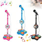 Kids Karaoke Microphone Stand – Portable Electronic Singing Machine Toy for Children