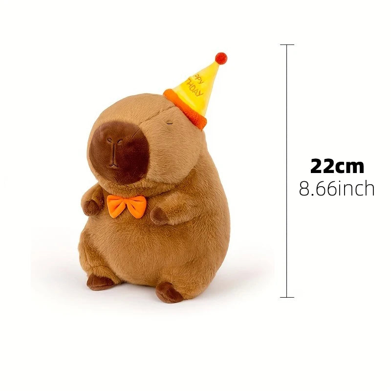 cm Capybara Plush Simulation Capibara Anime Fluffty Toy Cute Doll Stuffed Animals Soft Doll Plush Christmas Thanksgiving Gift