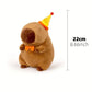 Cute Capybara Plush Toy – Soft Fluffy Anime Stuffed Animal Doll