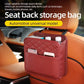 Leather Car Seat Storage Bag – Multifunctional Organizer & Hanging Trash Bin