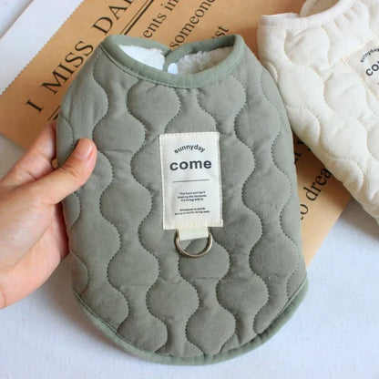 Thickened Warm Dog Coat Jacket Pet Dog Clothes for Small Medium Dogs Fleece Puppy Clothes Chihuahua Yorkshire Clothing - Zecs shopping