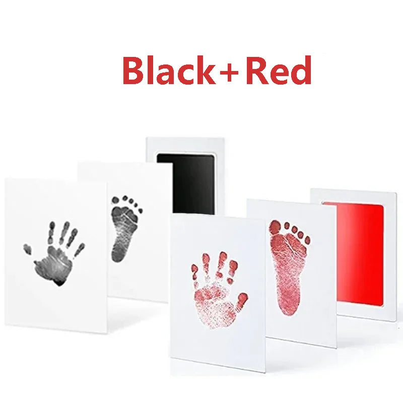 Baby Care Non-Toxic Baby Handprint Footprint Imprint Kit Baby Souvenirs Newborn Footprint Ink Pad for Newborn Baby Gifts - Zecs shopping