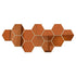 6/12pcs 3D Hexagon Mirror Wall Sticker Rose Gold DIY TV Background Living Room Stickers Wall Decor Bedroom Bathroom Home Decor - Zecs shopping