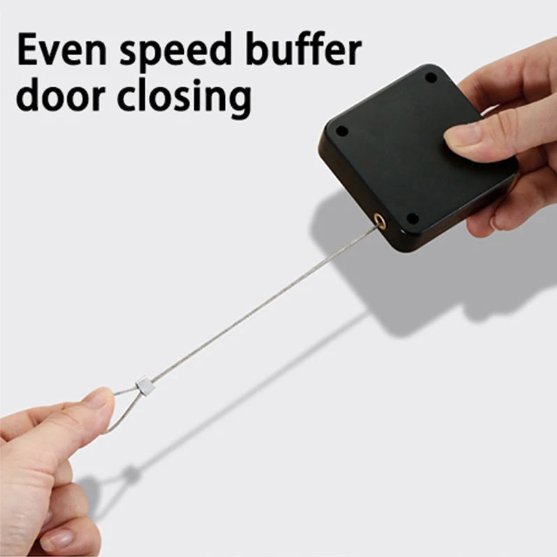 Punch Free Door Closer Automatic Sensor Door Closer G Force Pull for Wooden Door Sliding Door