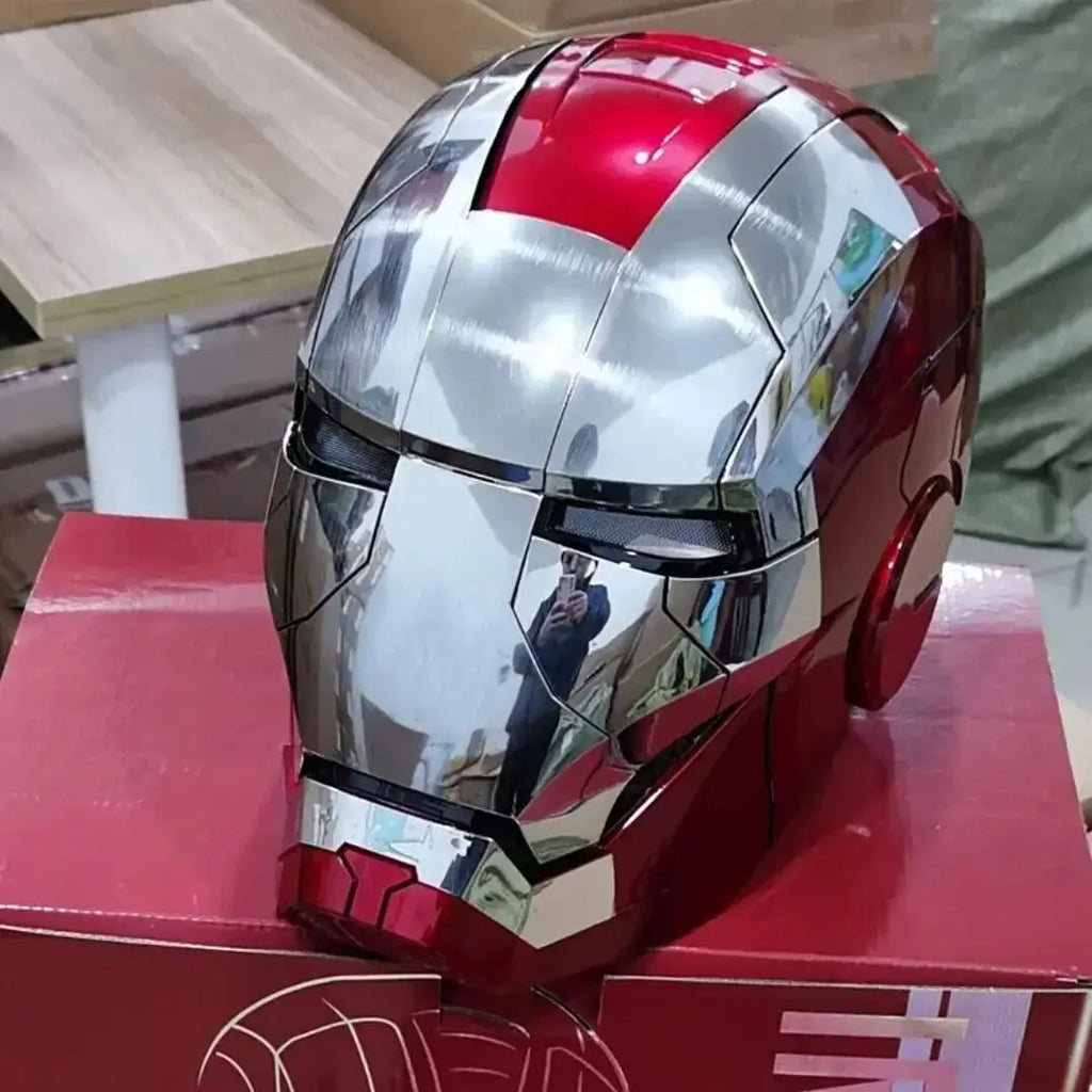 Iron Man MK5 Wearable Helmet – 1:1 Transforming Voice-Activated Electronic Collector’s Edition (Black)