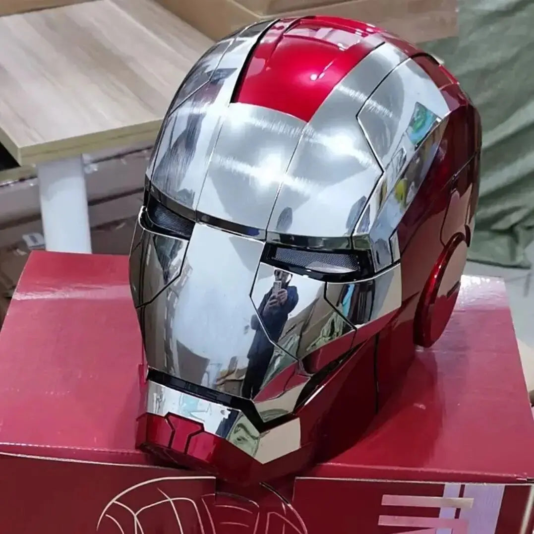 Iron Man MK5 Wearable Helmet – 1:1 Transforming Voice-Activated Electronic Collector’s Edition (Black)
