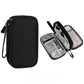 Portable Digital Accessories Organizer Bag – Double Layer Travel Storage Case for USB Cables, Earphones & Power Bank