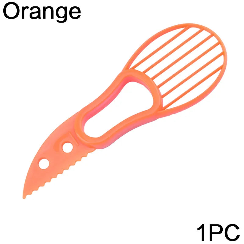 Avocado Slicer In Shea Corer Butter Fruit Peeler Cutter Pulp Separator Plastic Knife Kitchen Vegetable Tools