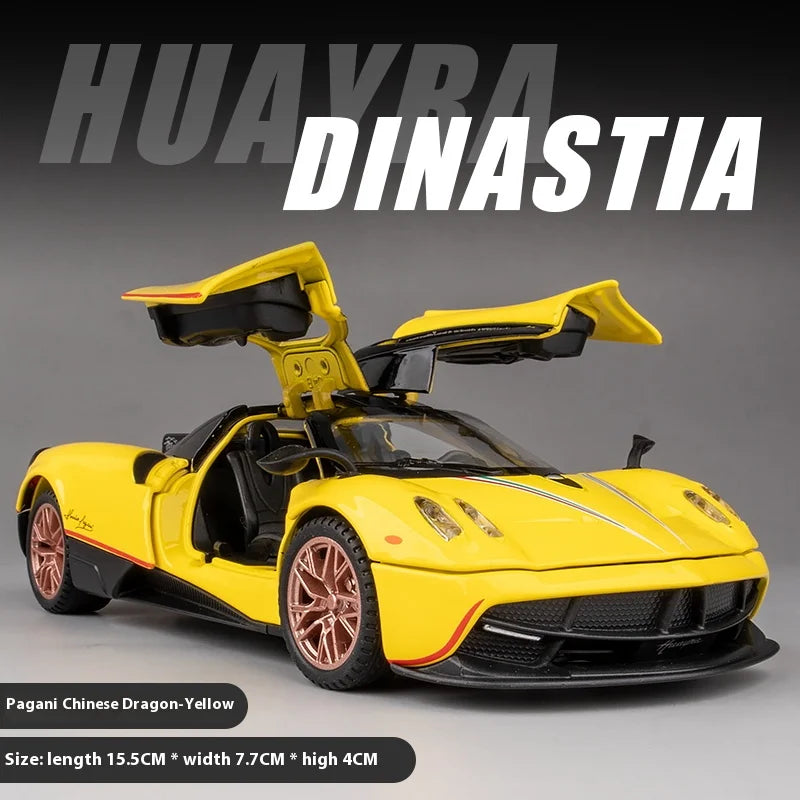 Pagani Huayra Alloy Car Lights Sound & Spring Action