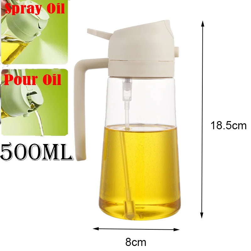 in ml Plastic Spray Oil Sprayer Bottle Spray Oil Dispenser Oil Jar Cruet BBQ Kitchen Baking Roasting Picnic Kitchen Tool
