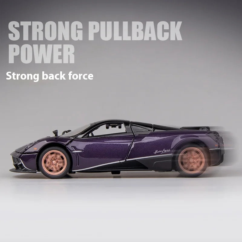 Pagani Huayra Alloy Car Lights Sound & Spring Action