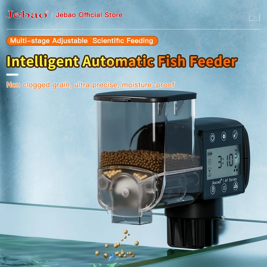 Jebao Jecod New Aquarium Fish Tank Feeder Intelligent Automatic Feeder Digital Timing Wifi Wireless Remote Control Fish Feeding - Zecs shopping