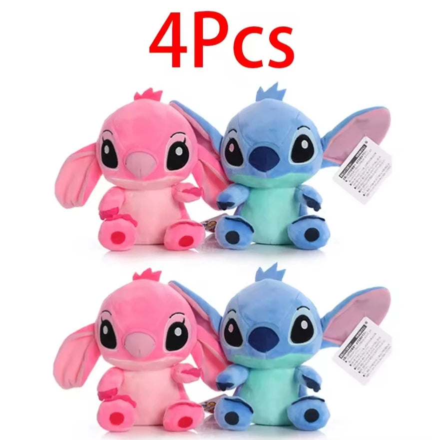 12cm 20cm 25cm Stitch Stuffed Plush Models Cartoon Stuffed Plush Dolls Anime Plush Baby Toys Kawaii Kids Birthday Gift - Zecs shopping