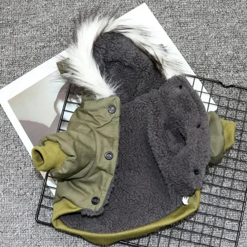 Winter Dog Clothes Puppy Pet Dog Coat Jacket For Small Medium Dog Thicken Warm Chihuahua Yorkies Hoodie Pets Clothing - Zecs shopping