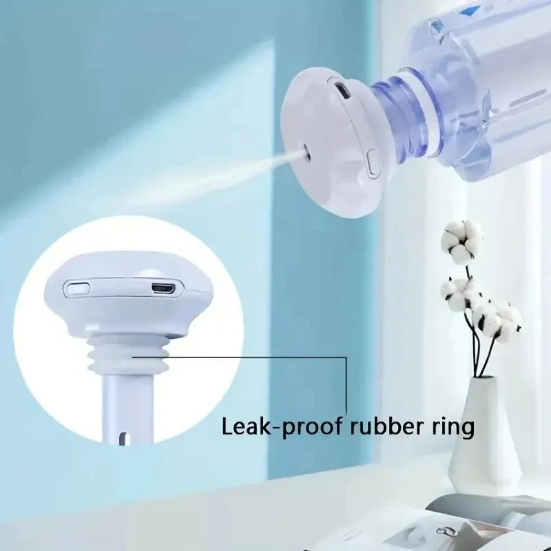 Super Quiet Portable Mist Humidifier For Office Bedroom Car AndTravel - Adjustable Length No Water Bottle Needed - Enhances