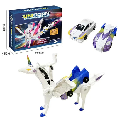 Transforming Robot Car Toy – Automatic 2-in-1 Diecast Vehicle for Kids