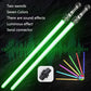 Colorful LED Lightsaber Toy – Red &amp; Blue Telescopic Glowing Sword for Kids