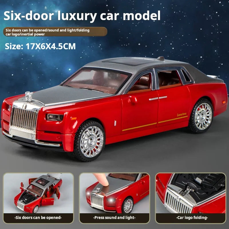 Rolls-Royce Phantom Model Car Luxury Sedan Toy for Kids & Collectors