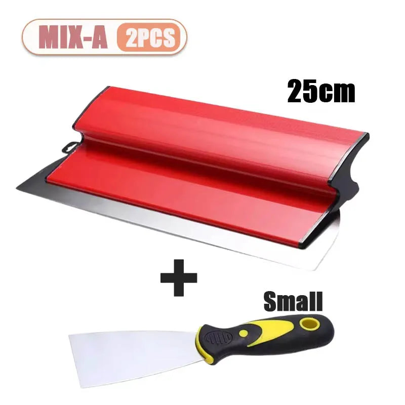 -PCS cmcm Stainless Steel Scraper for Wall Plastering Leveling Tool Putty Knife Wall Finishing Trowel Home Accessories