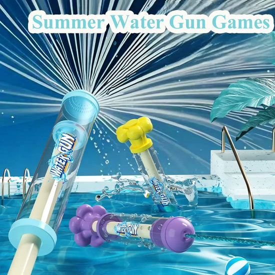 Fireworks Spray Water Gun Toy – Pull-Back Splash Shooter for Kids Outdoor Summer Fun