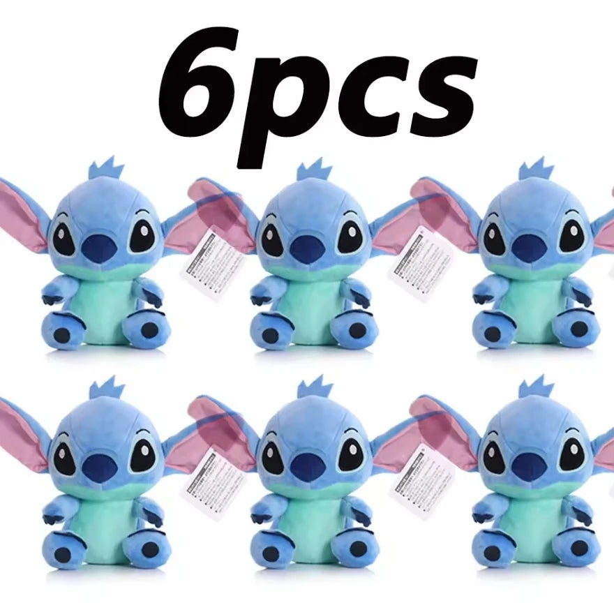12cm 20cm 25cm Stitch Stuffed Plush Models Cartoon Stuffed Plush Dolls Anime Plush Baby Toys Kawaii Kids Birthday Gift - Zecs shopping