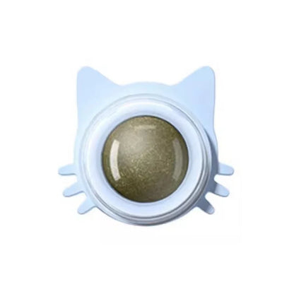 1PCS Catnip Lollipop Cat Treat Wall Design Dental Care Fresh Breath Cat Snacks Energy Ball Stomach Protection Pet Supplies - Zecs shopping