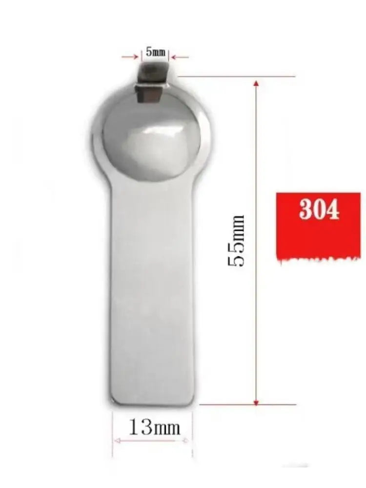 Classic Stainless Steel Pendant Italian Chain Link Men Women Suitable For 9mm Bracelet Making DIY Steel Module Tools - Zecs shopping